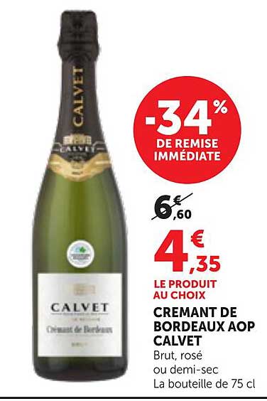 CREMANT DE BORDEAUX AOP CALVET