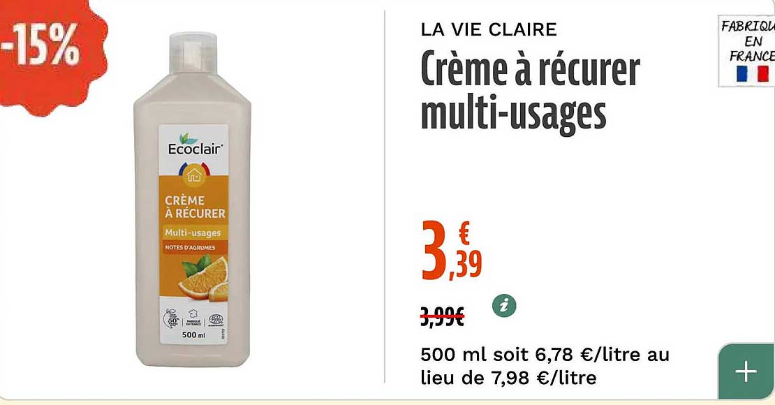 Crème à récurer multi-usages