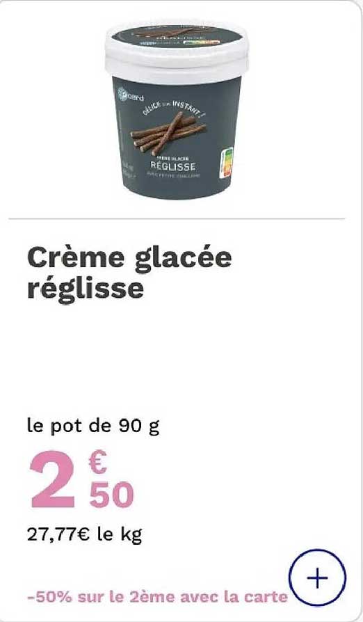 Crème glacée réglisse