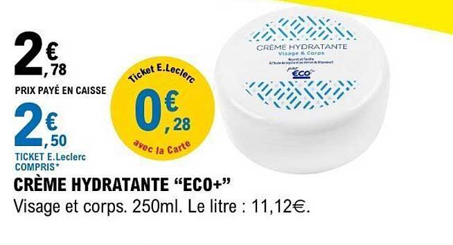 CRÈME HYDRATANTE “ECO+”
