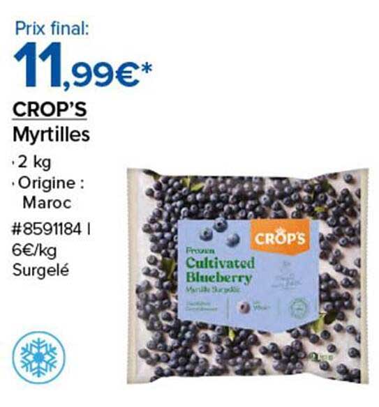 CROP'S Myrtilles