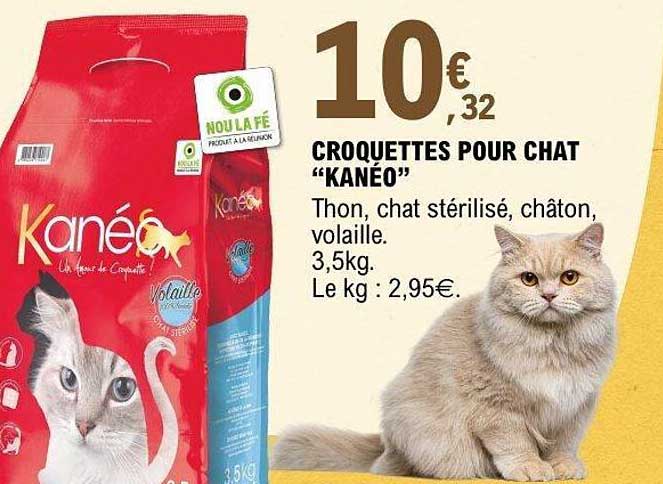 CROQUETTES POUR CHAT "KANÉO"