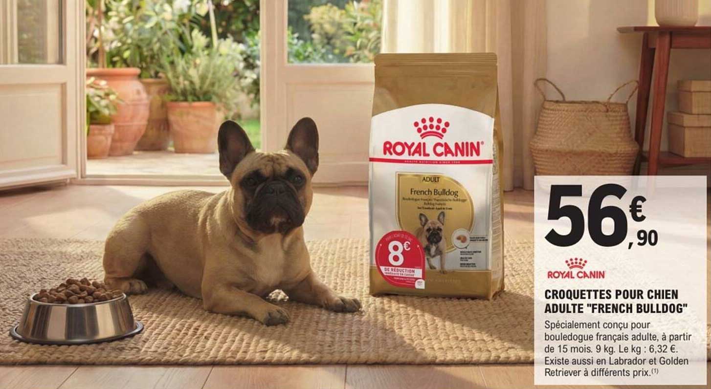 CROQUETTES POUR CHIEN ADULTE "FRENCH BULLDOG"