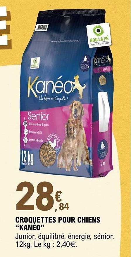 CROQUETTES POUR CHIENS “KANÉO”