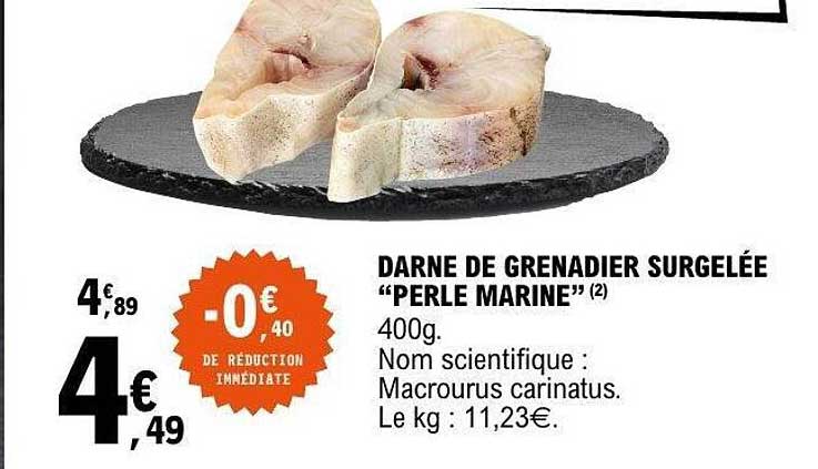 DARNE DE GRENADIER SURGELÉE “PERLE MARINE” (2)