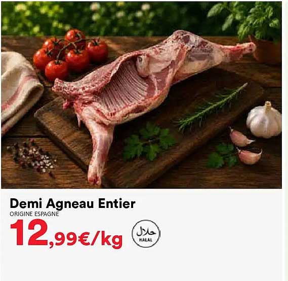Demi Agneau Entier