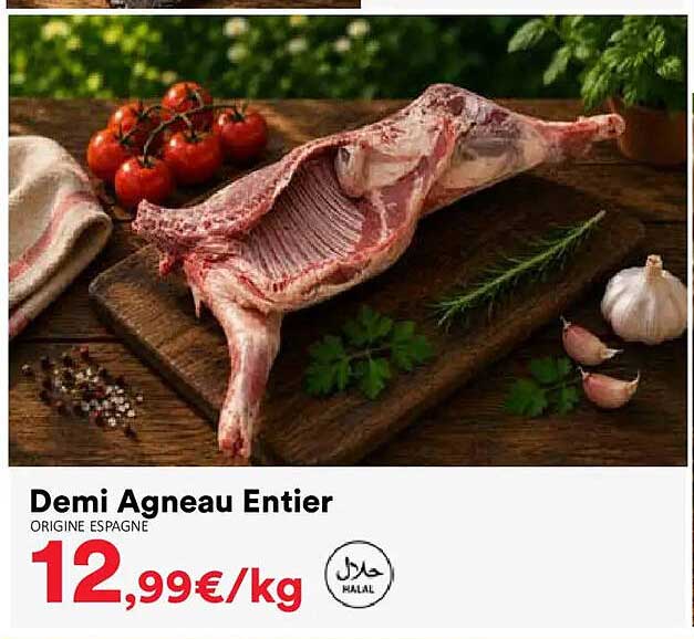 Demi Agneau Entier