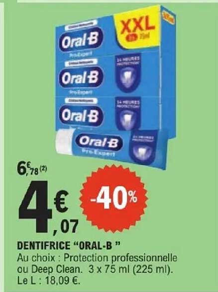 DENTIFRICE “ORAL-B ”