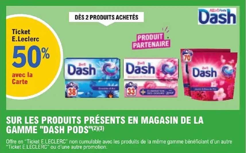 DÈS 2 PRODUITS ACHETÉS