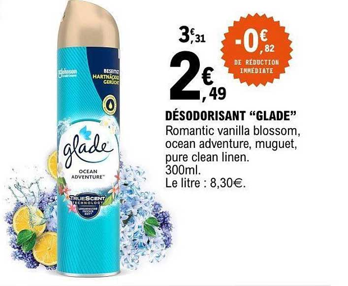 DÉSODORISANT “GLADE”