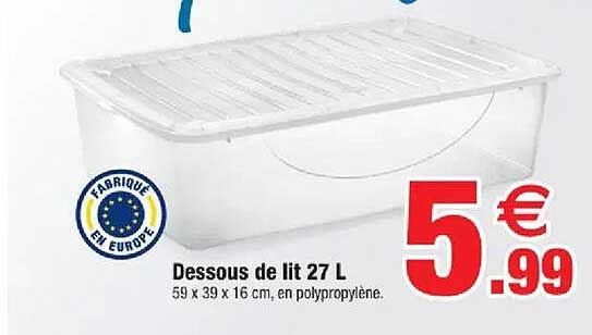 Dessous de lit 27 L