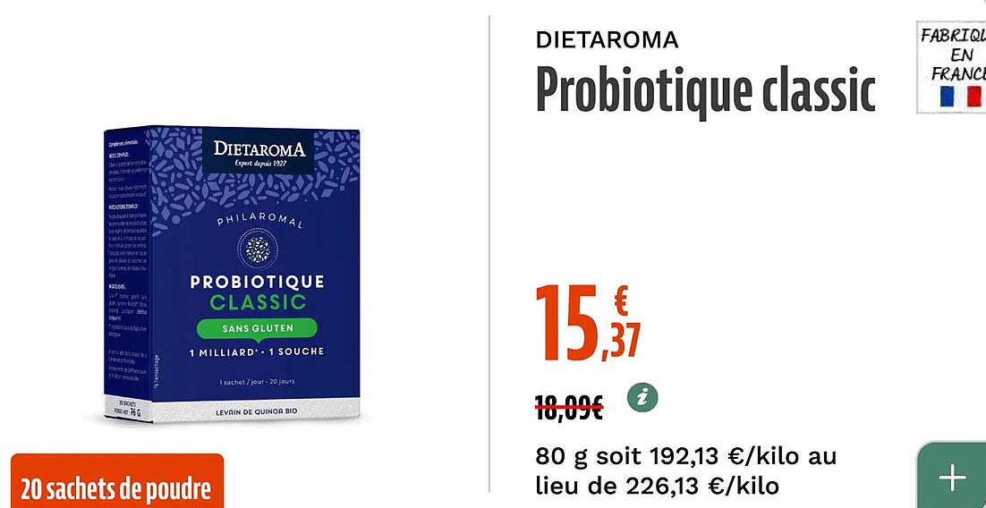 DIETAROMA Probiotique classic