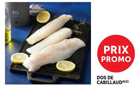 DOS DE CABILLAUD