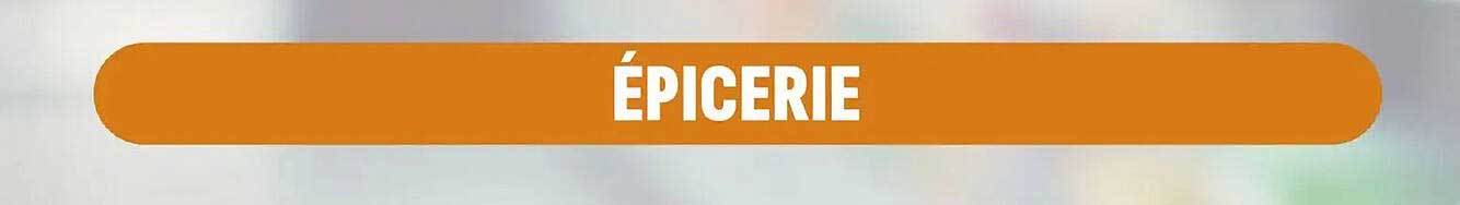 ÉPICERIE