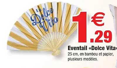 Eventail «Dolce Vita»