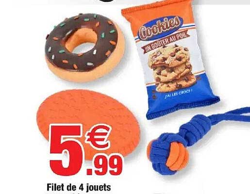Filet de 4 jouets