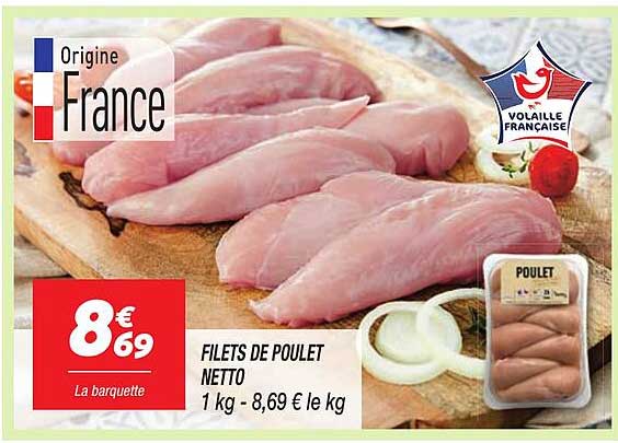 FILETS DE POULET NETTO