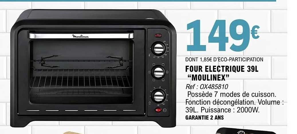 FOUR ELECTRIQUE 39L “MOULINEX”