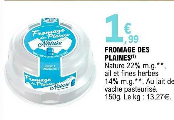 FROMAGE DES PLAINES