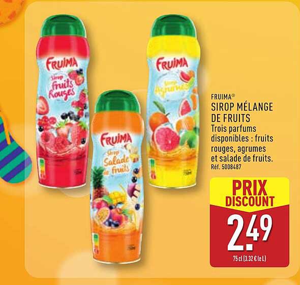 FRUIMA SIROP MÉLANGE DE FRUITS