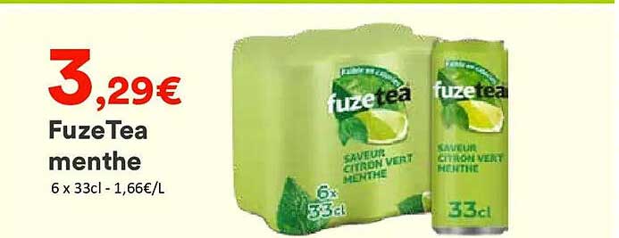 FuzeTea menthe