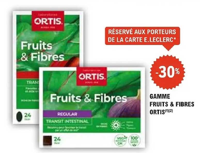 GAMME FRUITS & FIBRES ORTIS