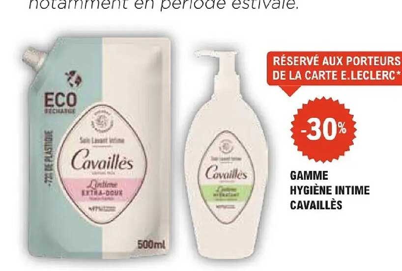 GAMME HYGIÈNE INTIME CAVAILLÈS