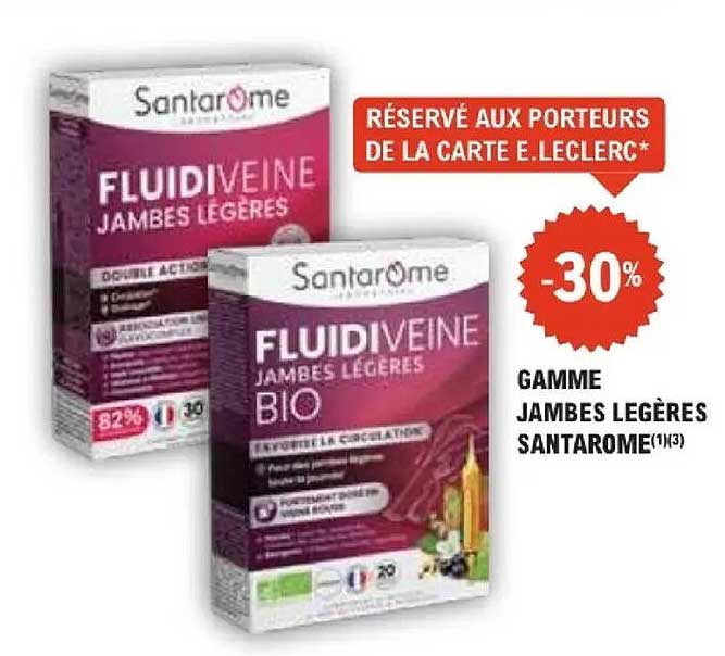 GAMME JAMBES LEGERES SANTAROME(1)(3)