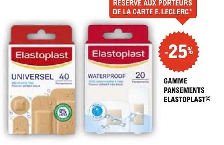GAMME PANSEMENTS ELASTOPLAST
