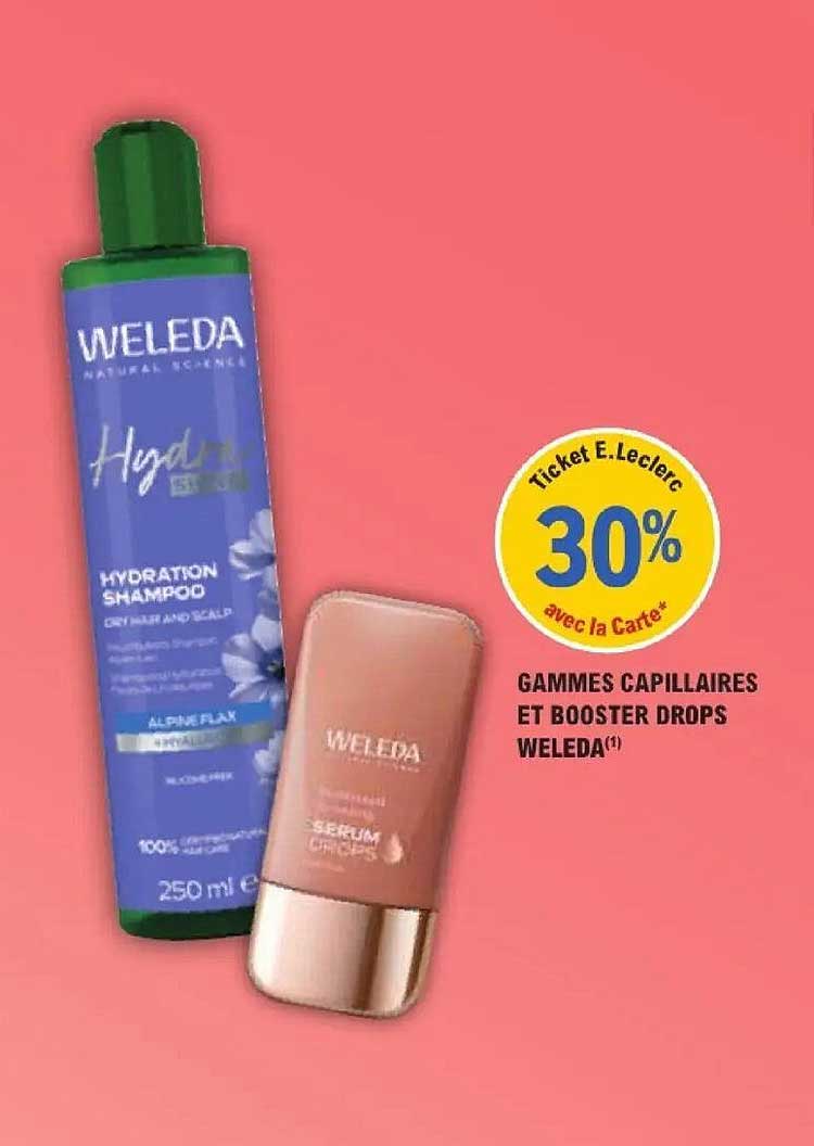 GAMMES CAPILLAIRES ET BOOSTER DROPS WELEDA