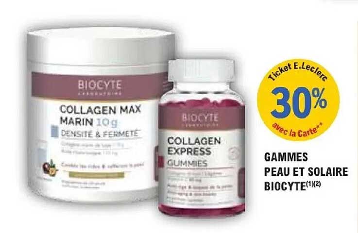 GAMMES PEAU ET SOLAIRE BIOCYTE
