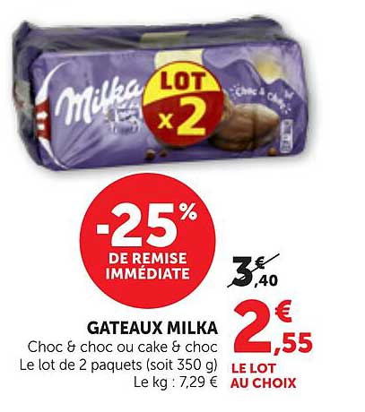 GATEAUX MILKA
