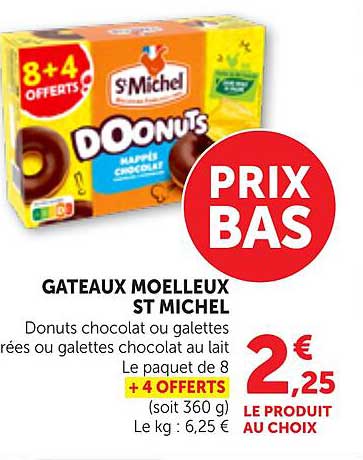GATEAUX MOELLEUX ST MICHEL