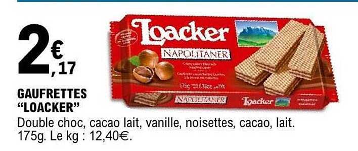 GAUFRETTES “LOACKER”