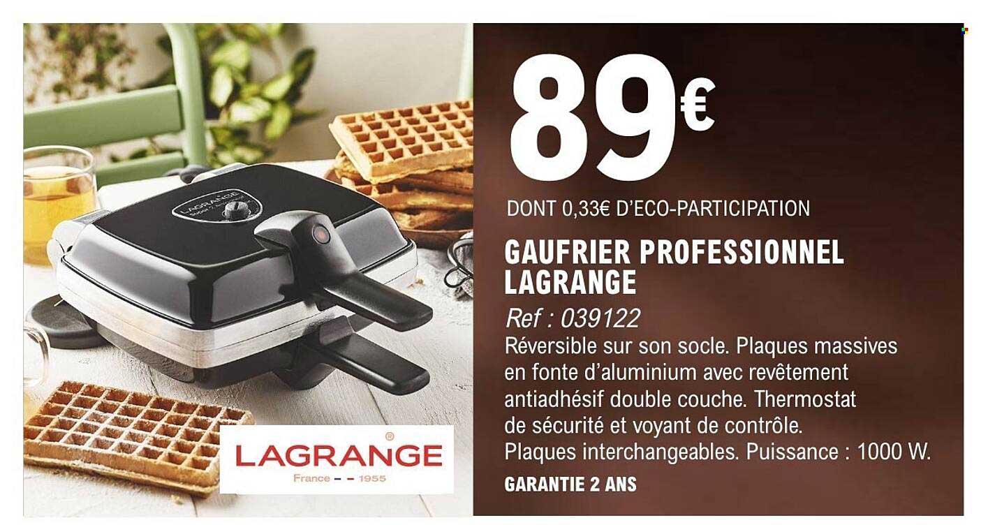 GAUFRIER PROFESSIONNEL LAGRANGE