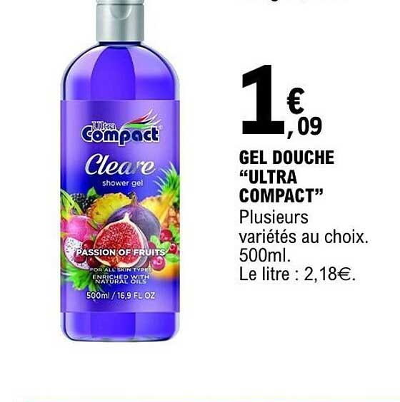 GEL DOUCHE “ULTRA COMPACT”