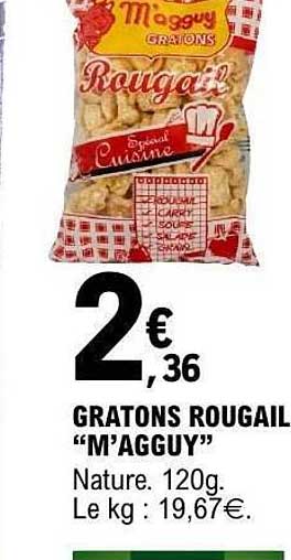 GRATONS ROUGAIL "M'AGGUY"
