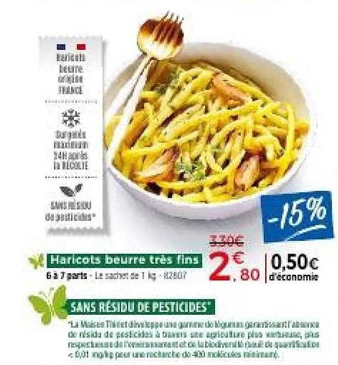 Haricots beurre très fins