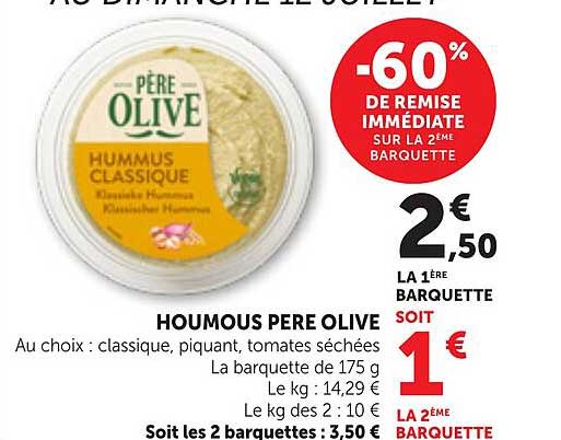 HOUMOUS PERE OLIVE