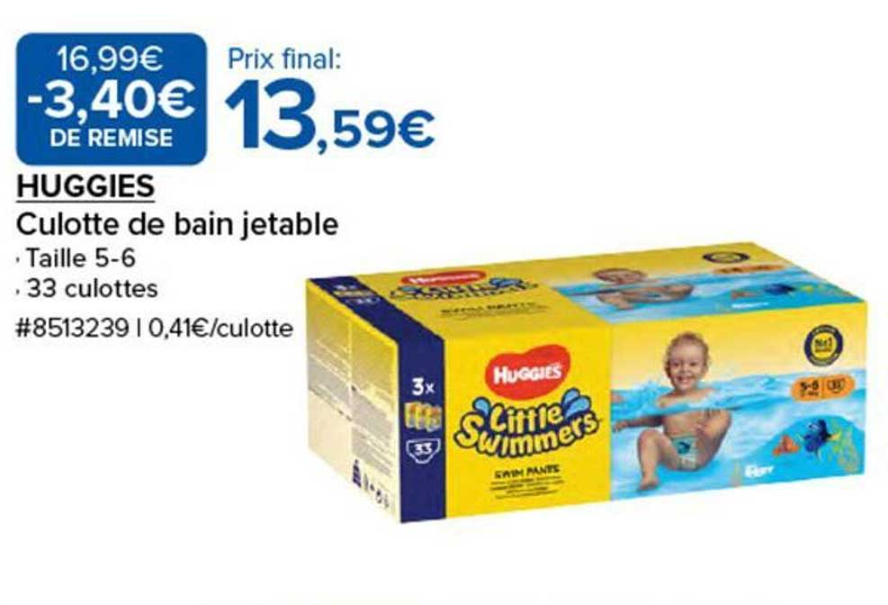 HUGGIES Culotte de bain jetable