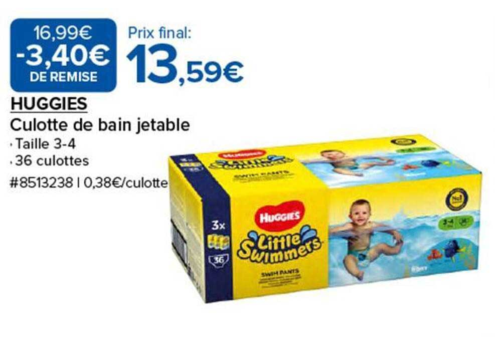 HUGGIES Culotte de bain jetable