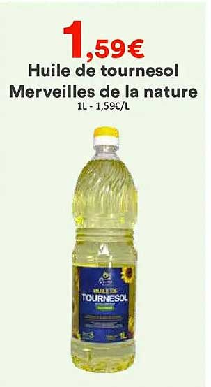 Huile de tournesol Merveilles de la nature