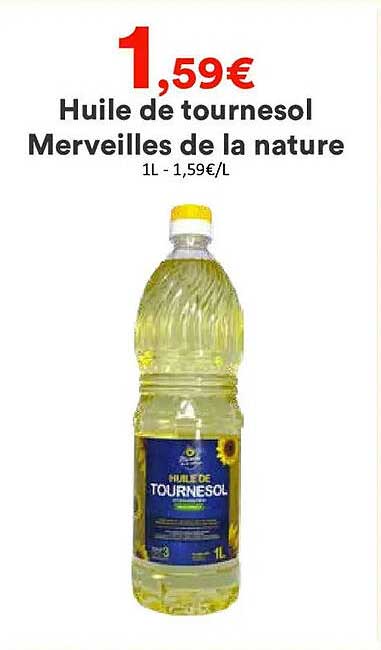 Huile de tournesol Merveilles de la nature