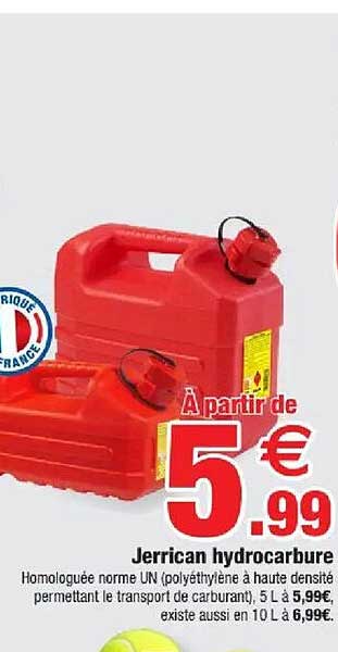 Jerrican hydrocarbure