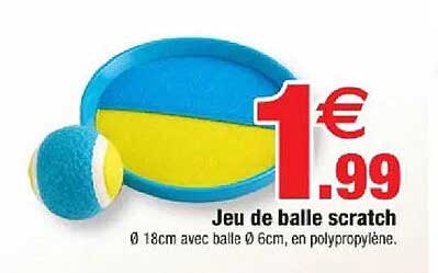 Jeu de balle scratch