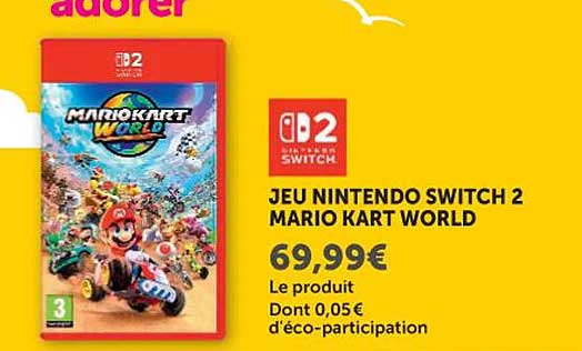 JEU NINTENDO SWITCH 2 MARIO KART WORLD