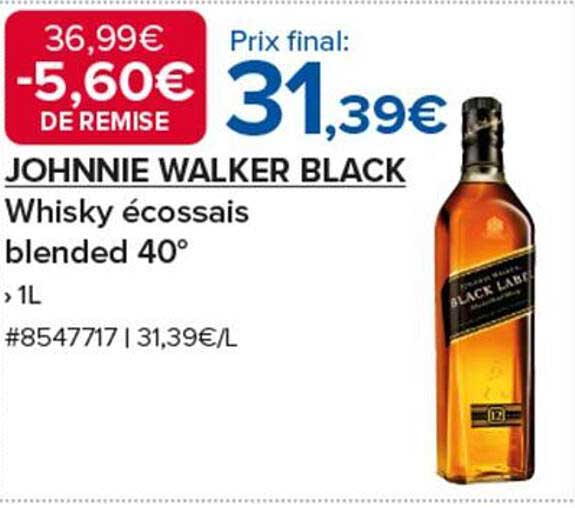 JOHNNIE WALKER BLACK
