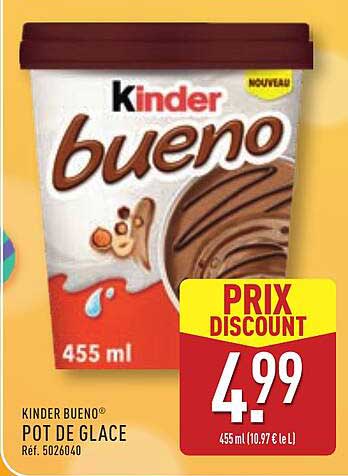 Kinder bueno Pot de glace