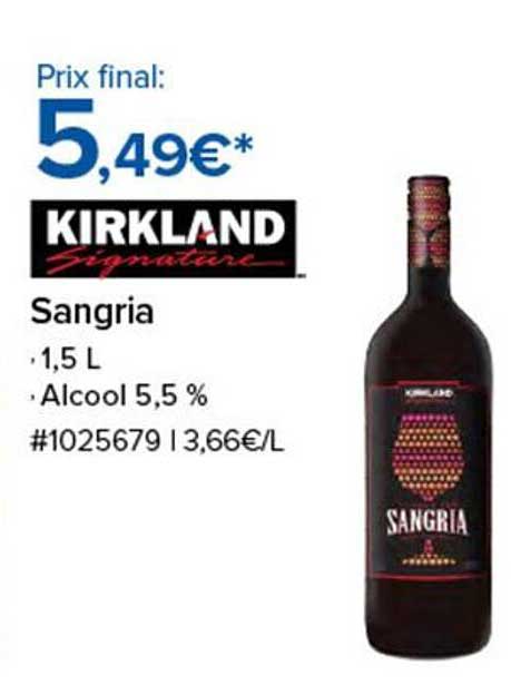 KIRKLAND Signature Sangria
