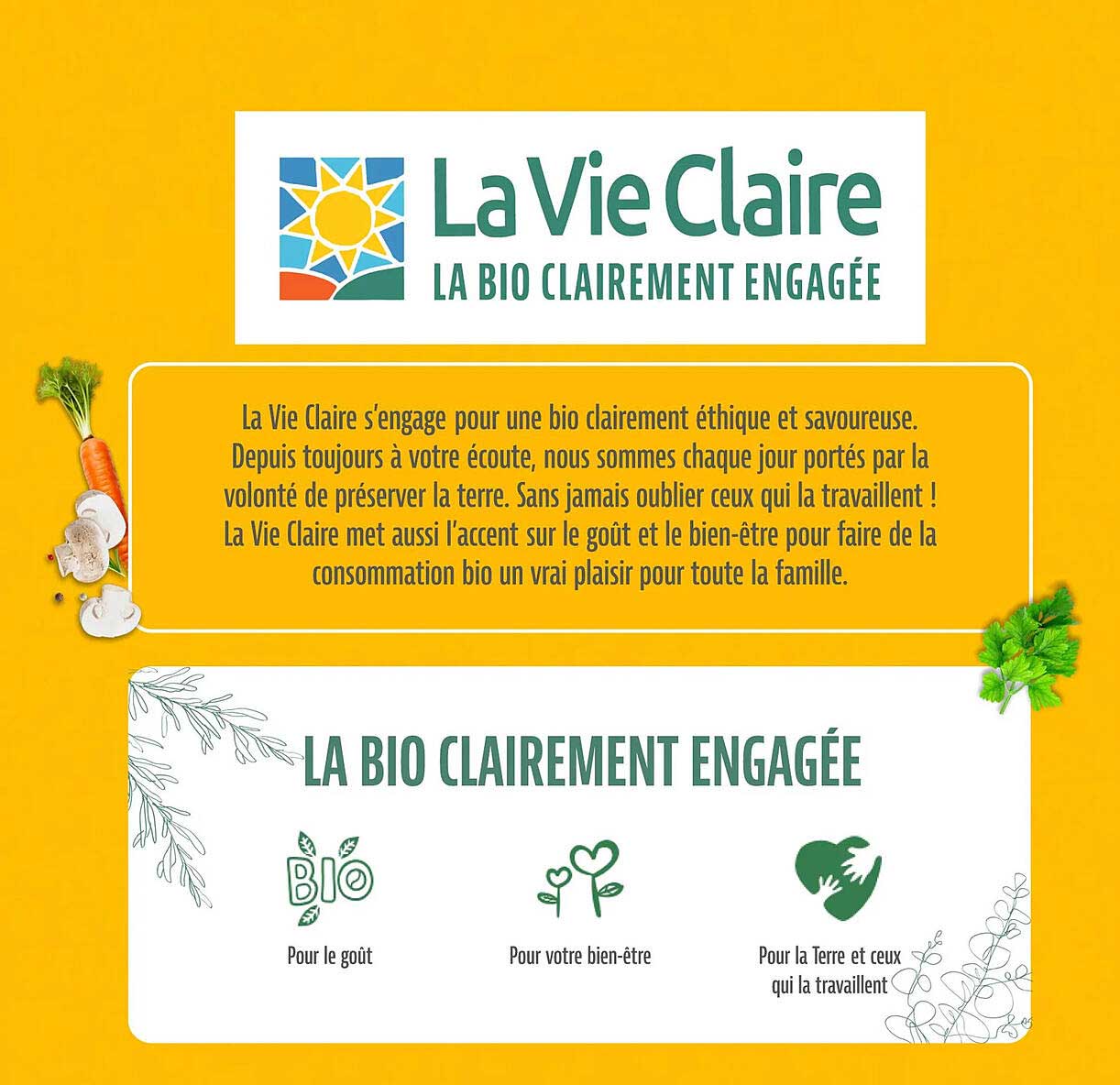 LA BIO CLAIREMENT ENGAGÉE